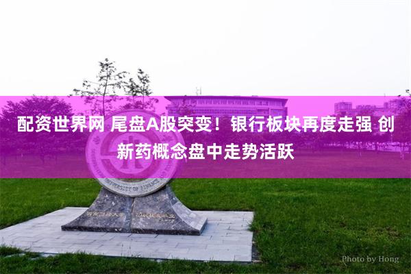 配资世界网 尾盘A股突变！银行板块再度走强 创新药概念盘中走势活跃