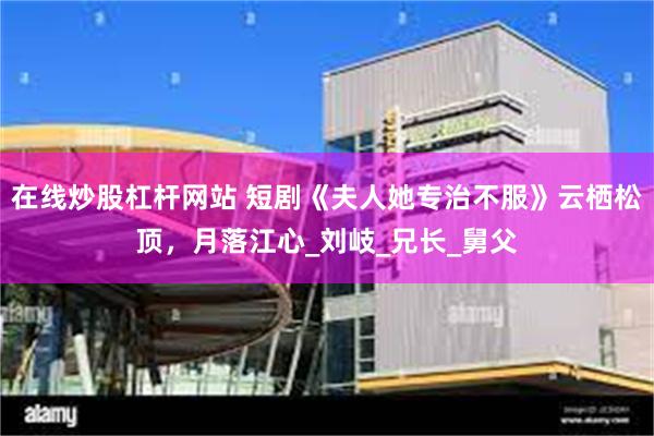 在线炒股杠杆网站 短剧《夫人她专治不服》云栖松顶，月落江心_刘岐_兄长_舅父