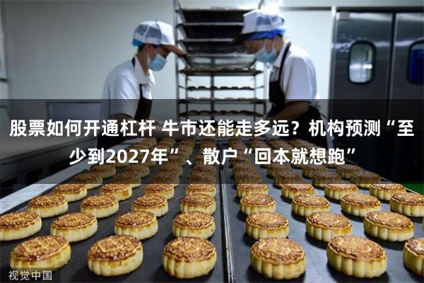 股票如何开通杠杆 牛市还能走多远？机构预测“至少到2027年”、散户“回本就想跑”